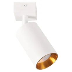 Reflektory| Reflektor podwieszany kinkiet biało-złoty MARIBEL I