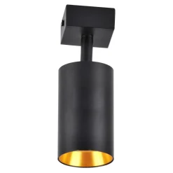 Reflektory| Reflektor podwieszany kinkiet czarno-złoty MARIBEL I