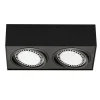 Spoty Natynkowe|Zumaline Reflektor 2-punktowy natynkowy czarny BOXY CL 2
