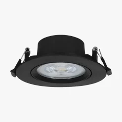 LED-POL Reflektor spot podtynkowy okrągły czarny ORO ZUMA LED R 9W CCT-W