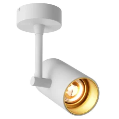 Zumaline Reflektor spot podwieszany biało-złoty TORI SL 1