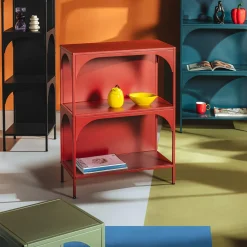 Szafki|Regały|inny Regał 93,5 cm czerwony HOCCA
