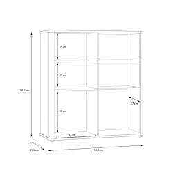 Dzieci FORTE Regał 120 cm OGAI