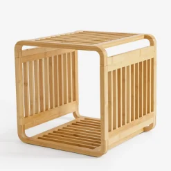 Akcesoria Łazienkowe|Akcesoria Łazienkowe|inny Regał łazienkowy bambusowy 33x33x33 cm