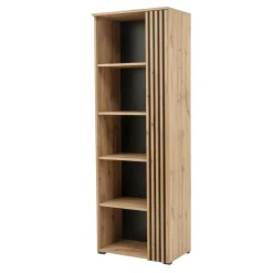 DiTrendi Regał do salonu z lamelami MALAGA