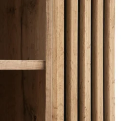 DiTrendi Regał do salonu z lamelami MALAGA