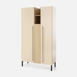 Dzieci inny Regał dwudrzwiowy beżowy SERGIO 165 cm