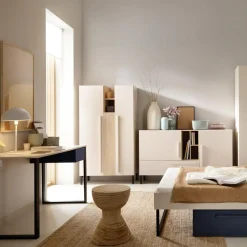 Dzieci inny Regał dwudrzwiowy beżowy SERGIO 165 cm