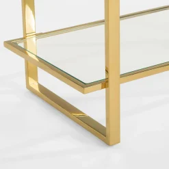 Szafki|Regały|inny Regał glamour złoty EBRALIN