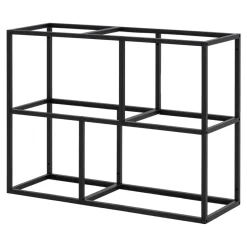 Qubik Regał KAMPO 100,2 cm + białe półki INSIDE