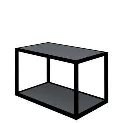 Regały I Półki|Qubik Regał KAMPO 59,7 cm + komplet grafitowych półek INSIDE