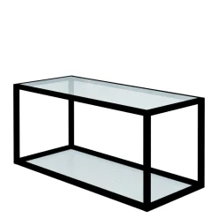 Regały I Półki|Qubik Regał KAMPO 79,7 cm + komplet szklanych półek INSIDE