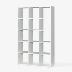 FORTE Regał MAURO 176,3x107,2 cm biały