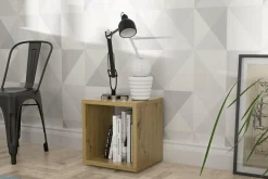 FORTE Regał MAURO 38,2x38,2 cm dębowy