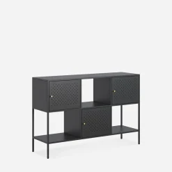 inny Regał metalowy czarny mat BOLDO