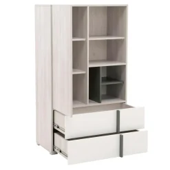 Regały Dla Dzieci|Szafki| Regał na książki z szufladami REMO