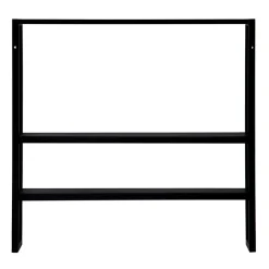 Regały I Półki| Regał nadstawny na przyprawy czarny metal KAMPO 60 cm