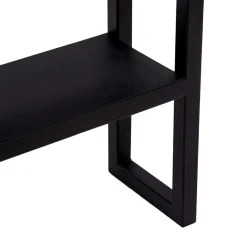 Regały I Półki| Regał nadstawny na przyprawy czarny metal KAMPO 60 cm