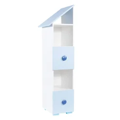 Regały Dla Dzieci|Szafki| Regał niebieski TOP BABY lewy