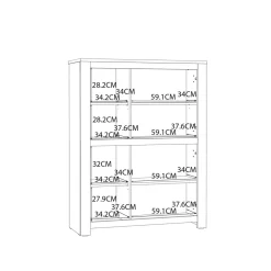 Szafki|Regały|FORTE Regał niski SAN CAYETANO