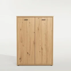 Szafki|Regały|FORTE Regał niski z drzwiami GOLDSBORO