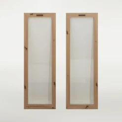 FORTE Regał niski z witryną GOLDSBORO