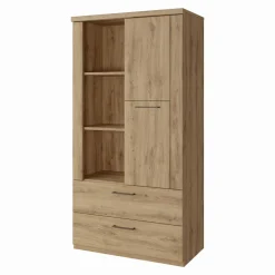 Esteti Regał półotwarty 2 szuflady niski DOORSET