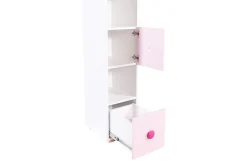 Dzieci Regał różowy TOP BABY prawy
