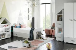 Dzieci Regał szary TOP BABY lewy