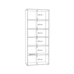 Regał TEMPRA 2 dąb artisan