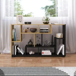 Dzieci Regał UNIWERSUM dąb artisan/czarny