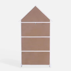 Dzieci inny Regał w kształcie domku FALIANO biało-błękitny