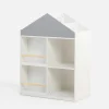 Regały Dla Dzieci|Szafki|inny Regał w kształcie domku GUSISI biało-szary