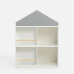 Regały Dla Dzieci|Szafki|inny Regał w kształcie domku GUSISI biało-szary