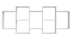 Regał wiszący biały TRIO