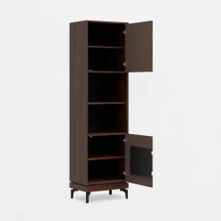 Furni Home Regał z czarnym dekorem VERO prawy