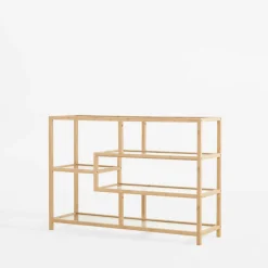 Szafki|Regały|inny Regał z drewna bambusowego HORO 79 cm