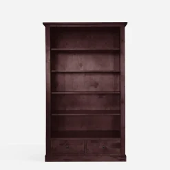 inny Regał z litego drewna PAOLA brzoza mahoń