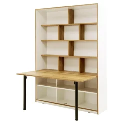 Szafki|Regały|FORTE Regał z półkami i biurkiem S-ROOM