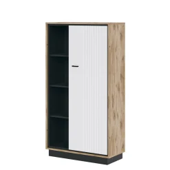 Szafki|Regały| Regał z ryflowaniem MESTRE prawy