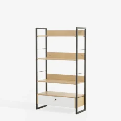 Regały Dla Dzieci|Szafki|inny Regał z szufladą biały LINEARDO