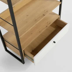 Regały Dla Dzieci|Szafki|inny Regał z szufladą biały LINEARDO