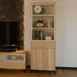 Szafki|Regały|FORTE Regał z szufladą do salonu GALACTIQUE