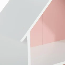 Regały Dla Dzieci|Szafki|inny Regał z szufladą domek FALIANO biało-różowy