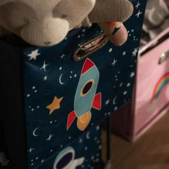 Przechowywanie|Pudełka I Pojemniki Do Przechowywania|inny Regał z 3-szufladami niebieski 35x35x102 cm