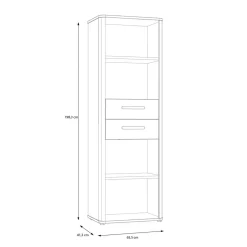 Dzieci FORTE Regał z szufladami OGAI