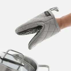 Tekstylia Kuchenne|Tekstylia Kuchenne|inny Rękawica kuchenna LIVIO czarno-szara