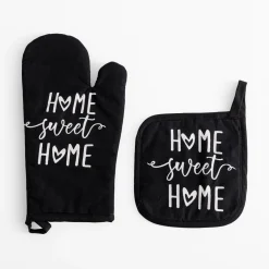 Tekstylia Kuchenne|Tekstylia Kuchenne|inny Rękawica kuchenna z podkładką z napisem NICOLE COLLECTION