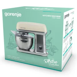 Gorenje Robot planetarny RETRO beżowo-stalowy MMC1000RL