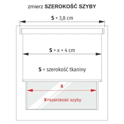 Roleta DZIEŃ NOC 68x140 cm